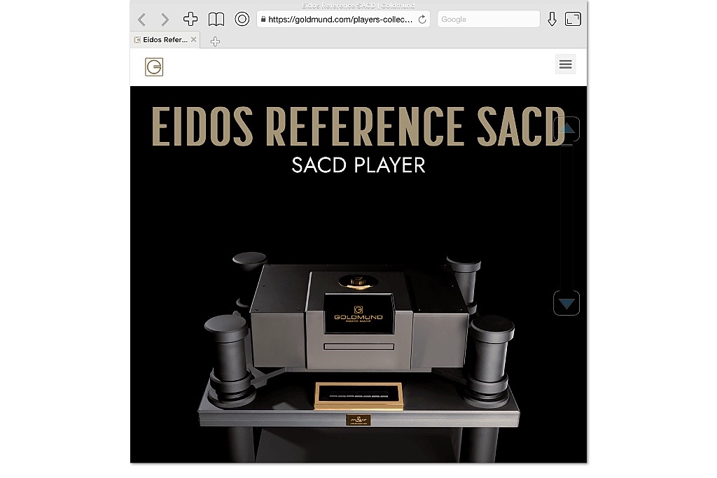 Goldmund presents Eidos SACD player
