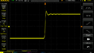 Lamp wire - 100 kHz square wave