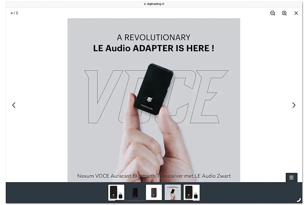 Nexum VOCE, Auracast Bluetooth-transceiver - Alpha Audio