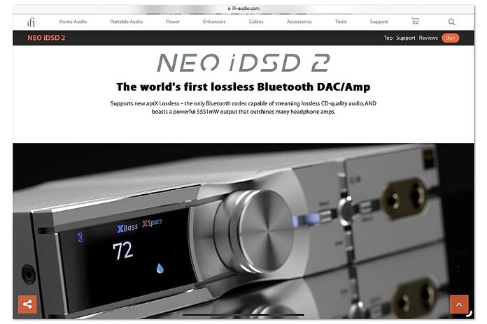 iFi Neo iDSD 2 iFi Neo iDSD 2