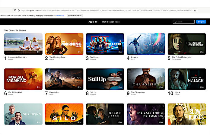 Apple TV+ Apple TV+ wordt heel stuk duurder