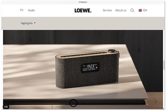 Loewe radio.frequency Loewe radio.frequency