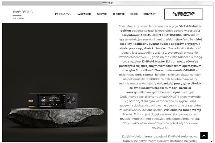 Eversolo DMP-A6 Master Edition Eversolo DMP-A6 Master Edition