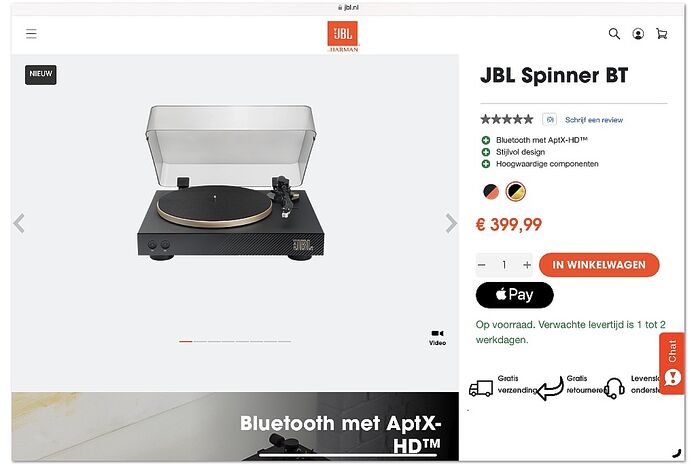 JBL Spinner BT JBL Spinner BT