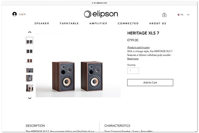 Elipson Heritage XLS7 Elipson Heritage XLS7