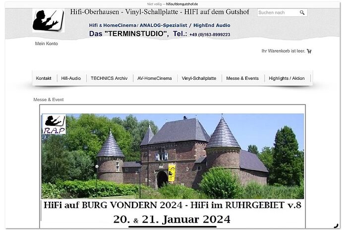 HiFi auf Burg Vondern HiFi auf Burg Vondern