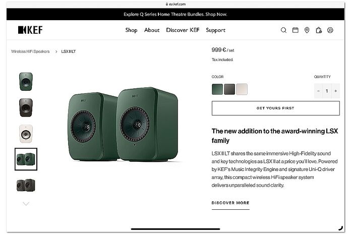 KEF LSX II LT KEF LSX II LT