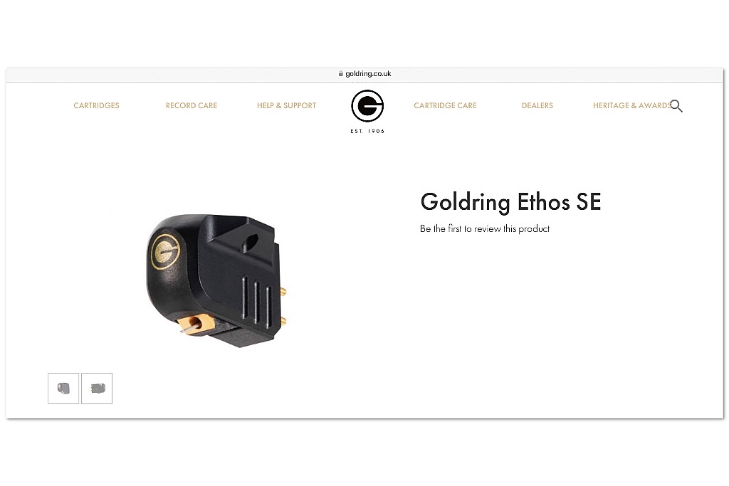 Goldring Ethos SE cartridge