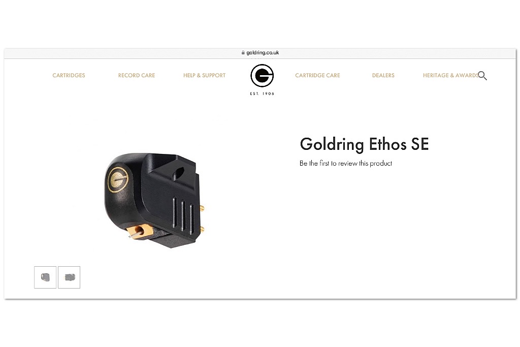 Goldring Ethos SE cartridge Goldring Ethos SE cartridge