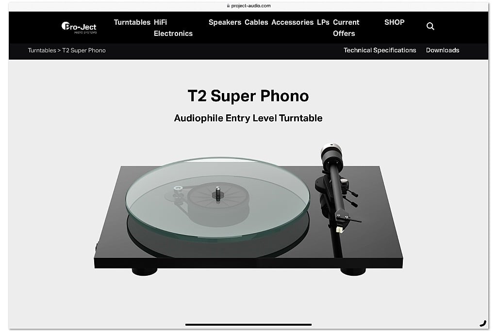 Pro-Ject T2 en T2 Super Phono platenspelers