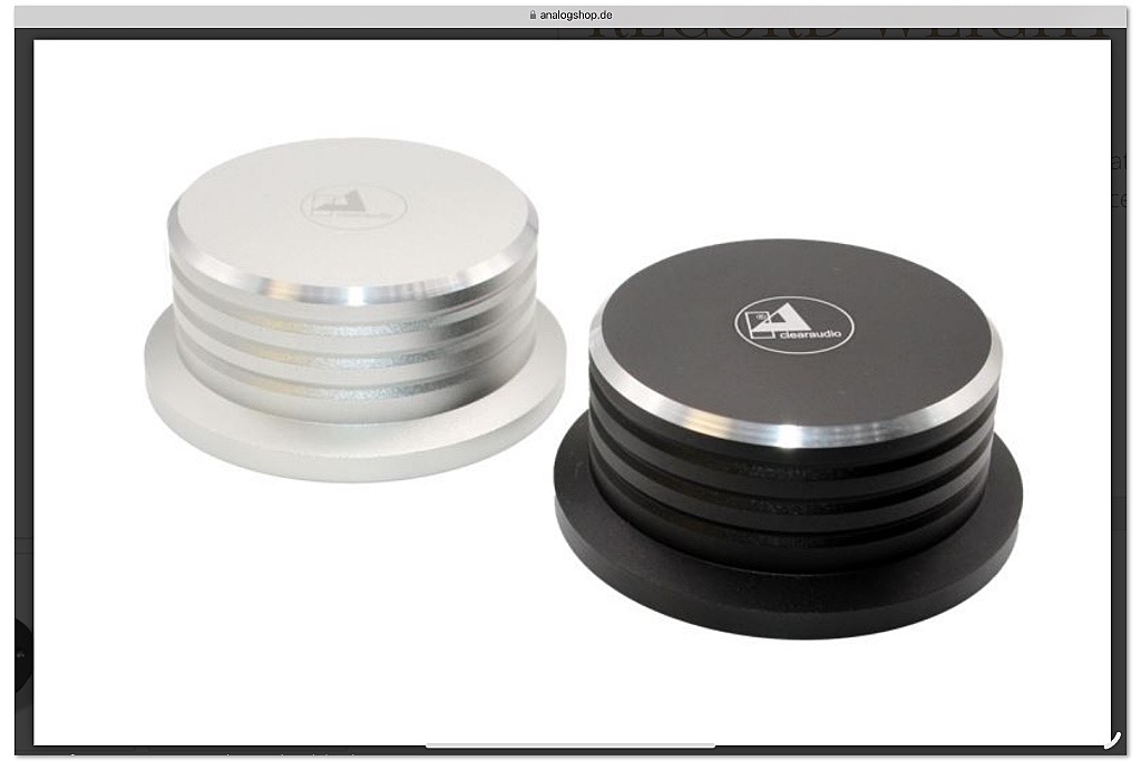 Clearaudio Performance platengewicht Clearaudio Performance platengewicht