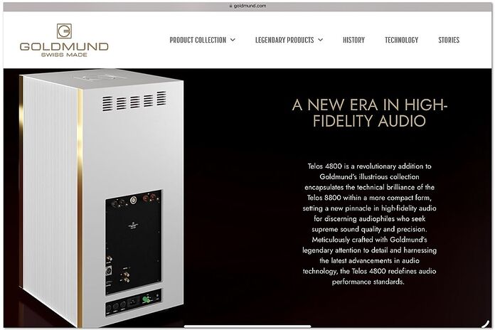 Goldmund Telos 4800 Goldmund Telos 4800