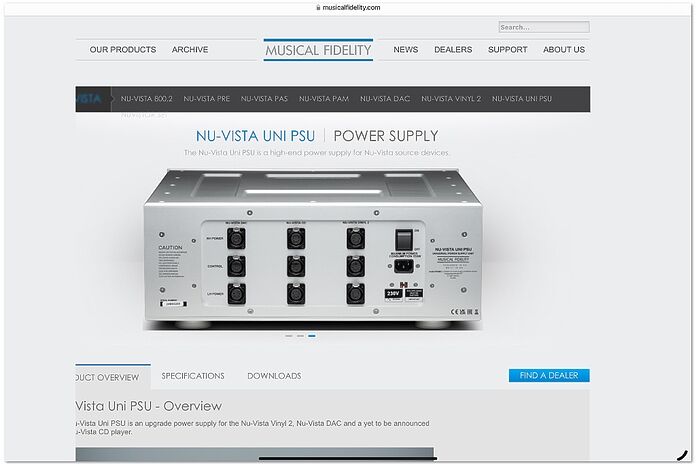Musical Fidelity Nu-Vista Uni Musical Fidelity Nu-Vista Uni