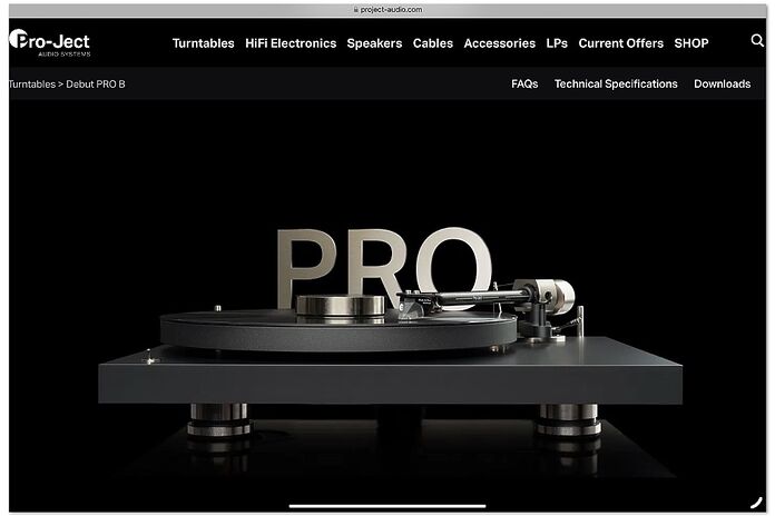 Pro-Ject Debut PRO B Pro-Ject Debut PRO B