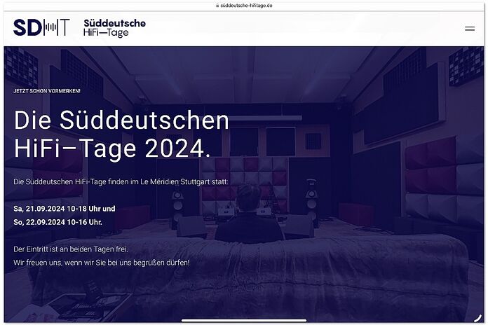 Süddeutsche HiFi-Tage 2024 Süddeutsche HiFi-Tage 2024