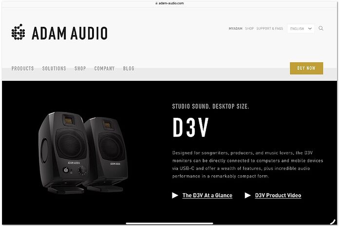 Adam Audio D3V Adam Audio D3V