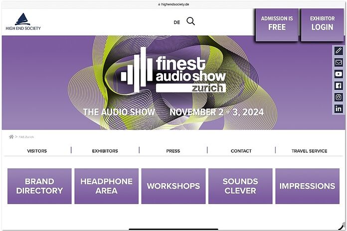 Finest Audio Show Zürich 2024 Finest Audio Show Zürich 2024
