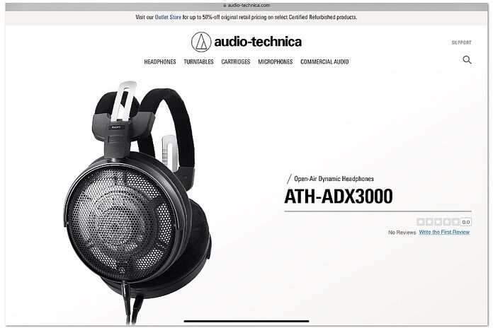 Audio-Technica ATH-ADX3000 Audio-Technica ATH-ADX3000