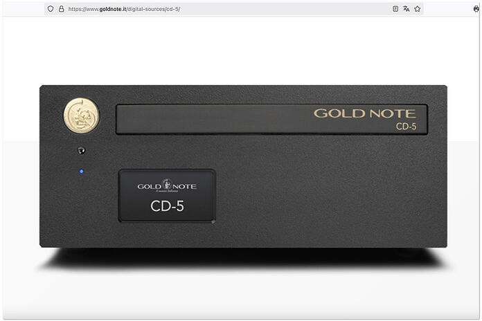Gold Note CD 5 Gold Note CD 5