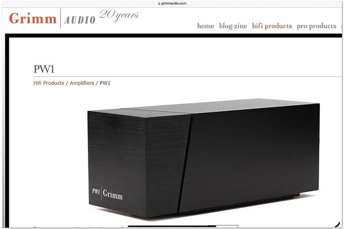 Grimm Audio PW1 Grimm Audio PW1