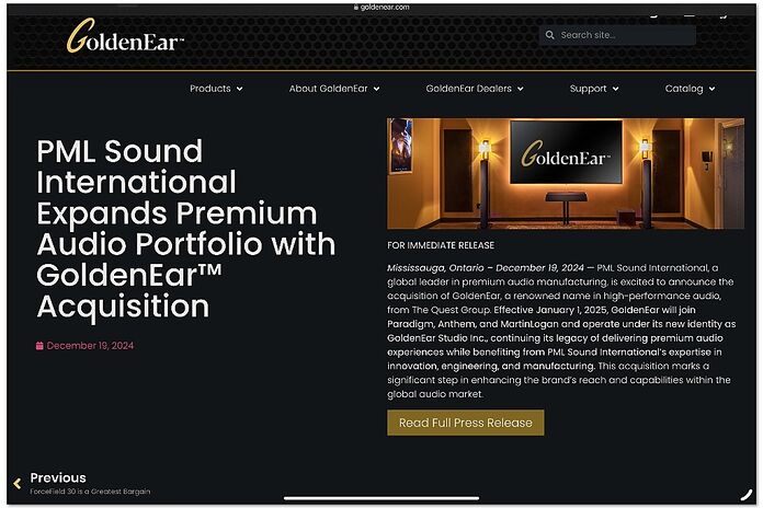 PML Sound International PML Sound International