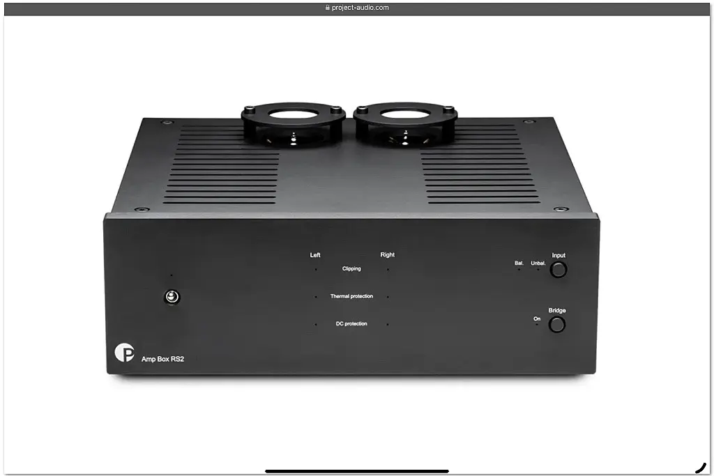 Pro-Ject Amp Box RS2 Hybrid Power Amplifier - Alpha Audio