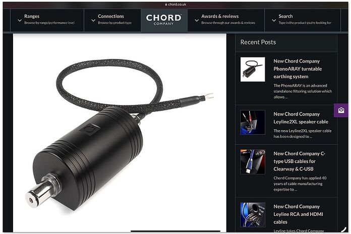 Chord Company PhonoARAY Chord Company PhonoARAY