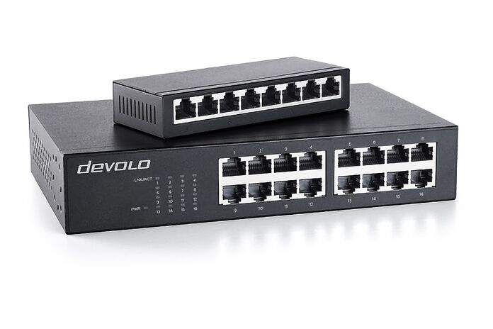 devolo Gigabit Ethernet switches devolo Gigabit Ethernet switches