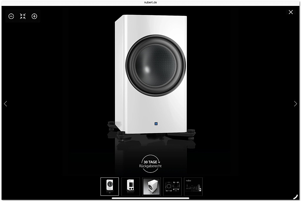Nubert nuZeo 8w Subwoofer Nubert nuZeo 8w Subwoofer