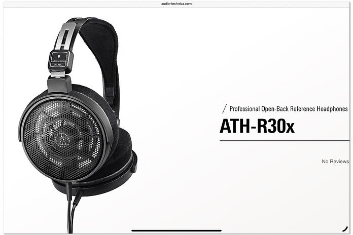 Audio-Technica ATH-R30x Audio-Technica ATH-R30x