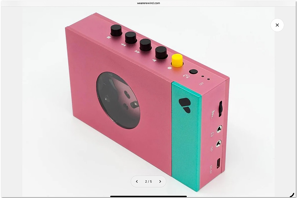 We Are Rewind Edith Portable Cassette Player We Are Rewind Edith Portable Cassette Player