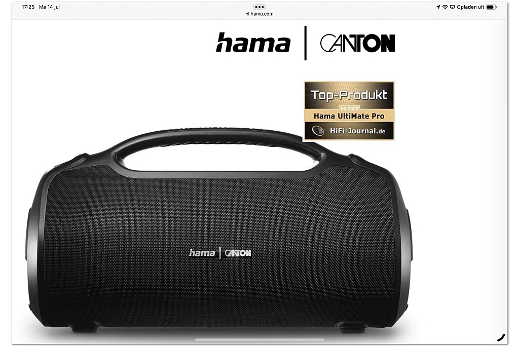 Hama Canton UltiMate Pro Bluetooth-speaker Hama Canton UltiMate Pro Bluetooth-speaker