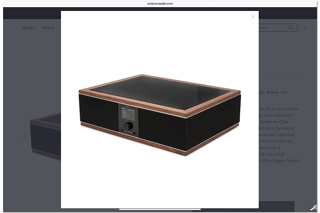 Andover-One SB Turntable Base Speaker System Andover-One SB Turntable Base Speaker System