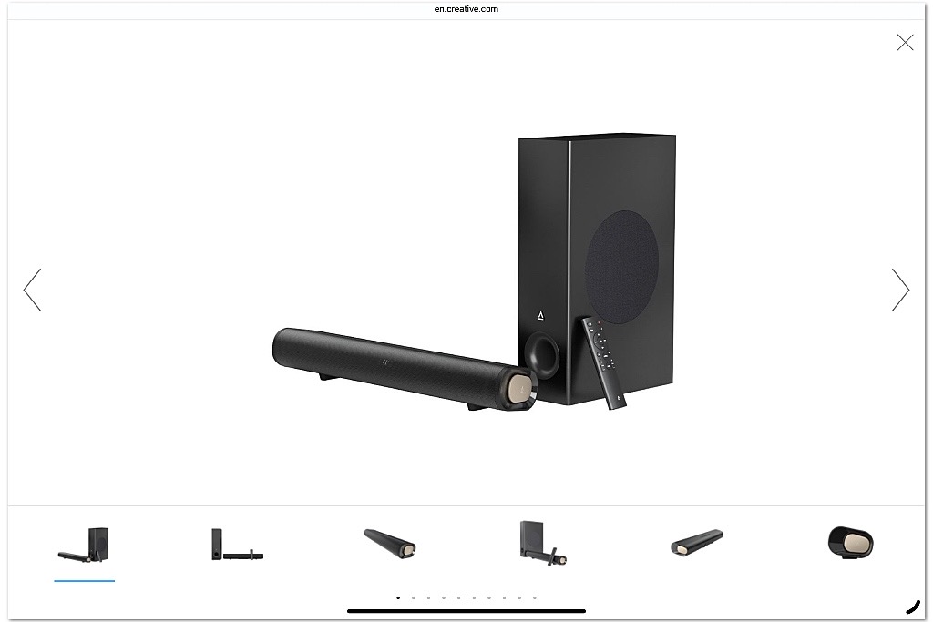 Creative Stage Pro soundbar Creative Stage Pro soundbar