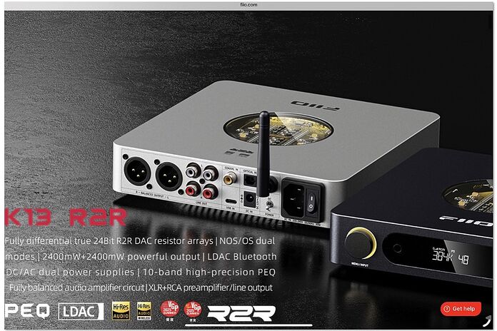Fiio K13 R2R Fiio K13 R2R