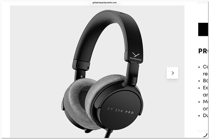 Beyerdynamic DT 270 Pro Beyerdynamic DT 270 Pro