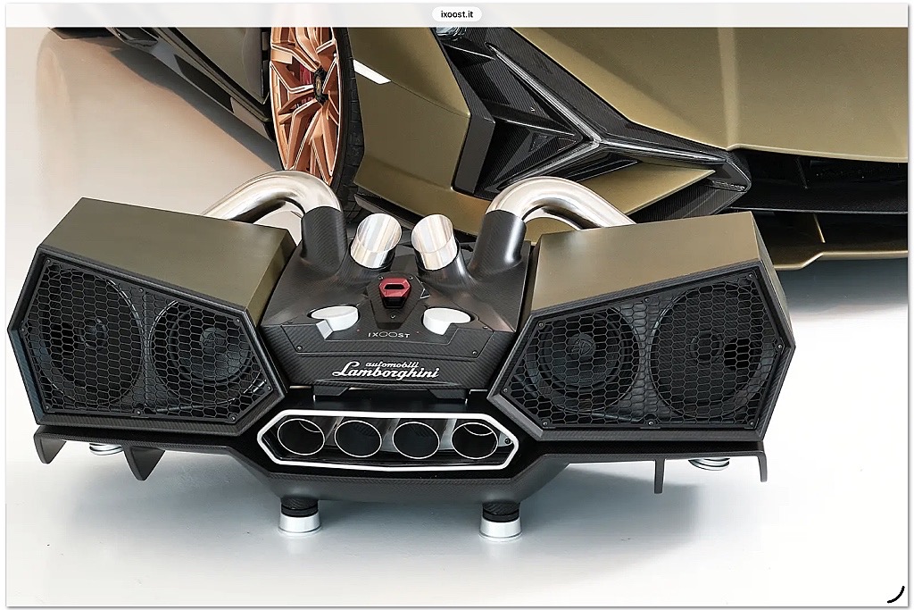 iXoost Esavox Lambo-uitlaatspeaker iXoost Esavox Lambo-uitlaatspeaker