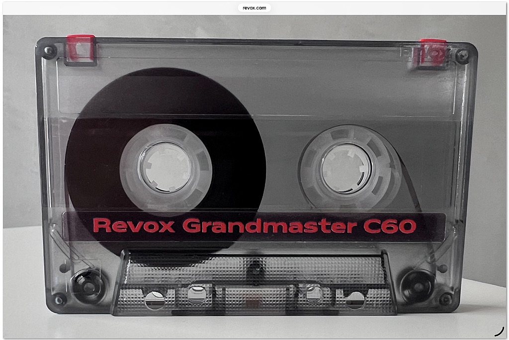 Revox Grandmaster cassettes Revox Grandmaster cassettes