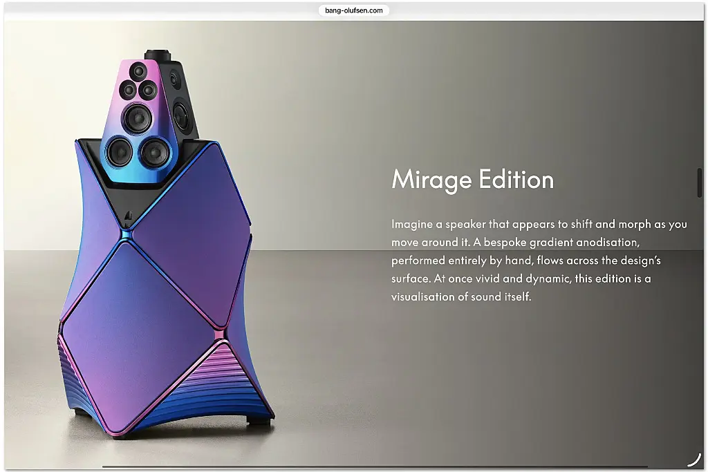 Bang & Olufsen Beolab 90 Phantom and Mirage - Alpha Audio