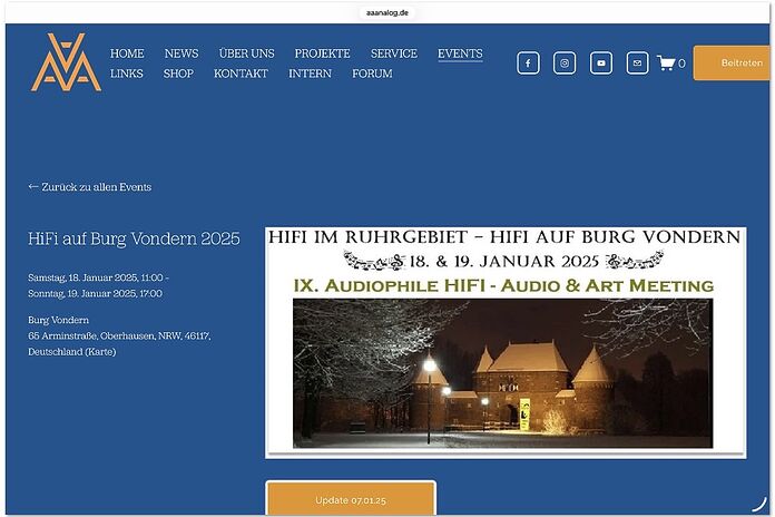 HiFi auf Burg Vondern HiFi auf Burg Vondern
