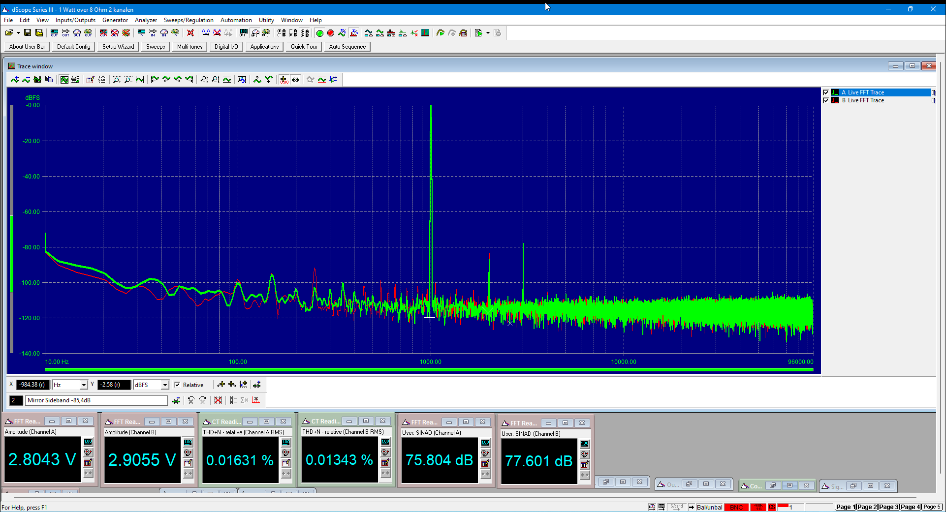 Advance Paris A12 Apex - 1 watt over 8 Ohm
