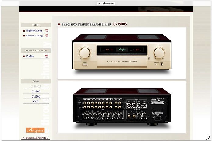 Accuphase C-3900S Accuphase C-3900S