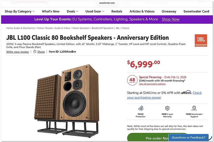 JBL L100 JBL L100
