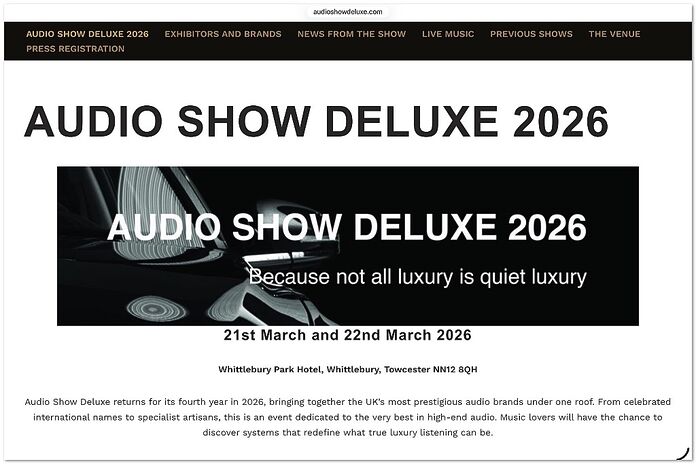 Audio Show Deluxe 2026 Audio Show Deluxe 2026