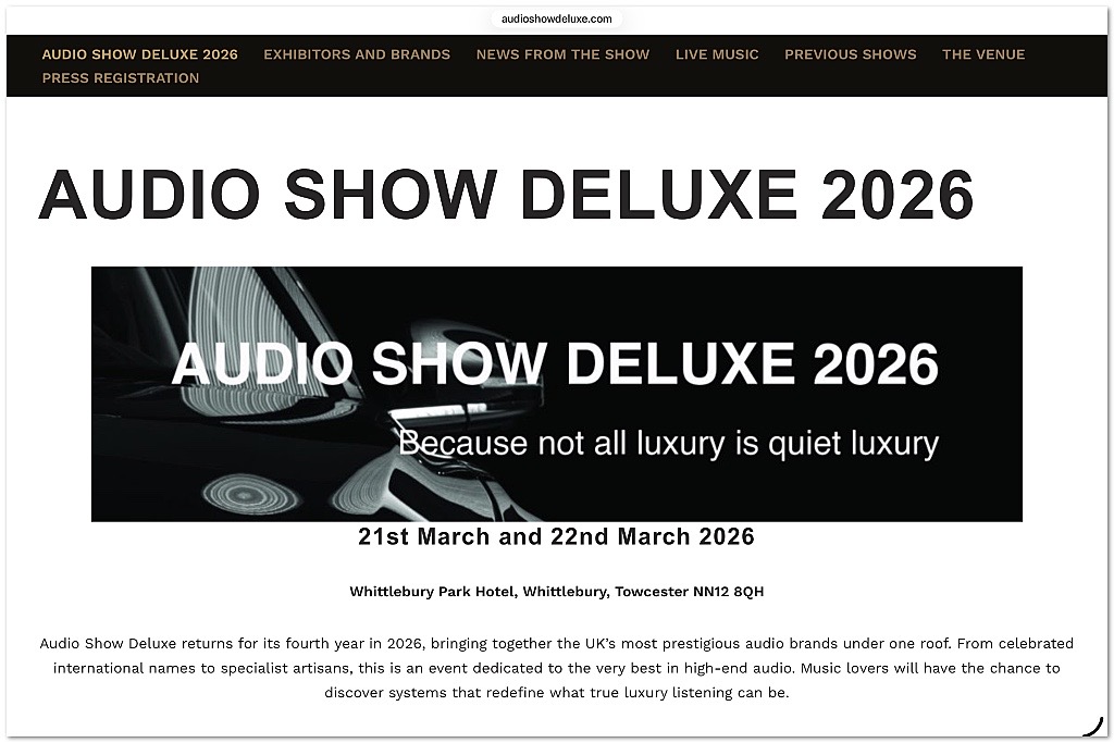 Audio Show Deluxe 2026 Audio Show Deluxe 2026