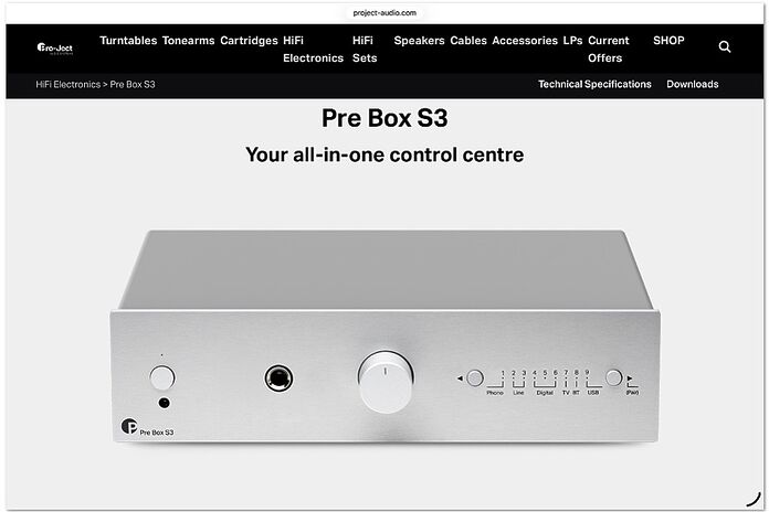 Pro-Ject Pre Box S3 Pro-Ject Pre Box S3