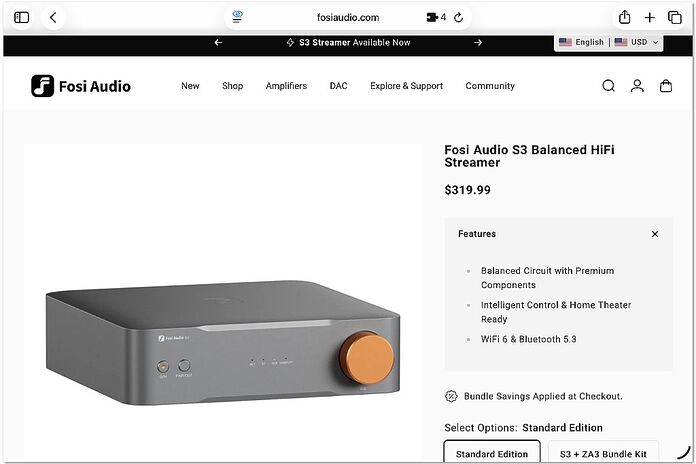 Fosi Audio S3 Fosi Audio S3