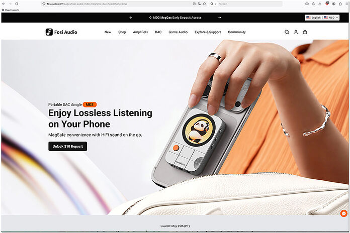 Fosi Audio MD3 MagDAC Fosi Audio MD3 MagDAC