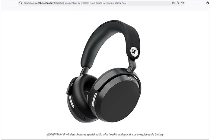 Sennheiser Momentum 5 Sennheiser Momentum 5