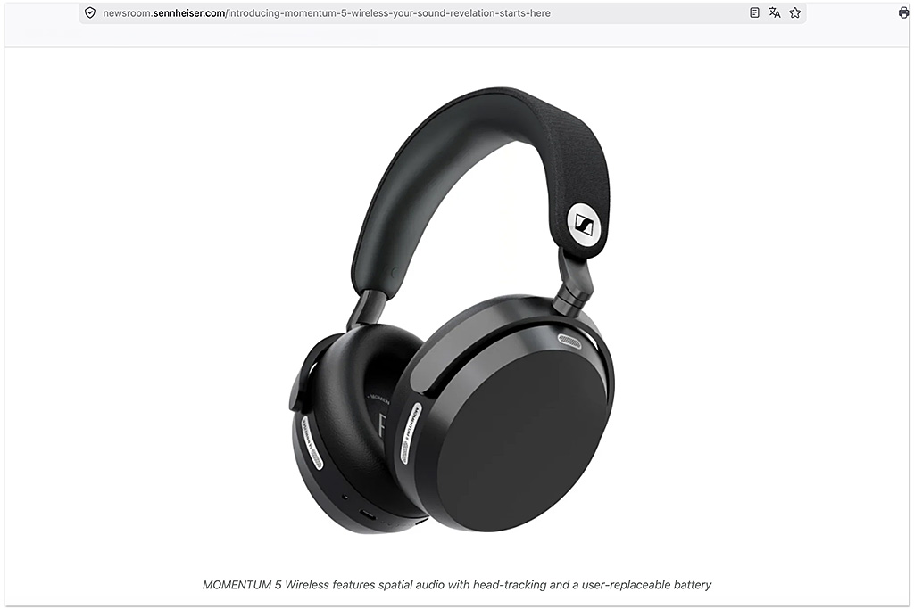Sennheiser Momentum 5 Sennheiser Momentum 5
